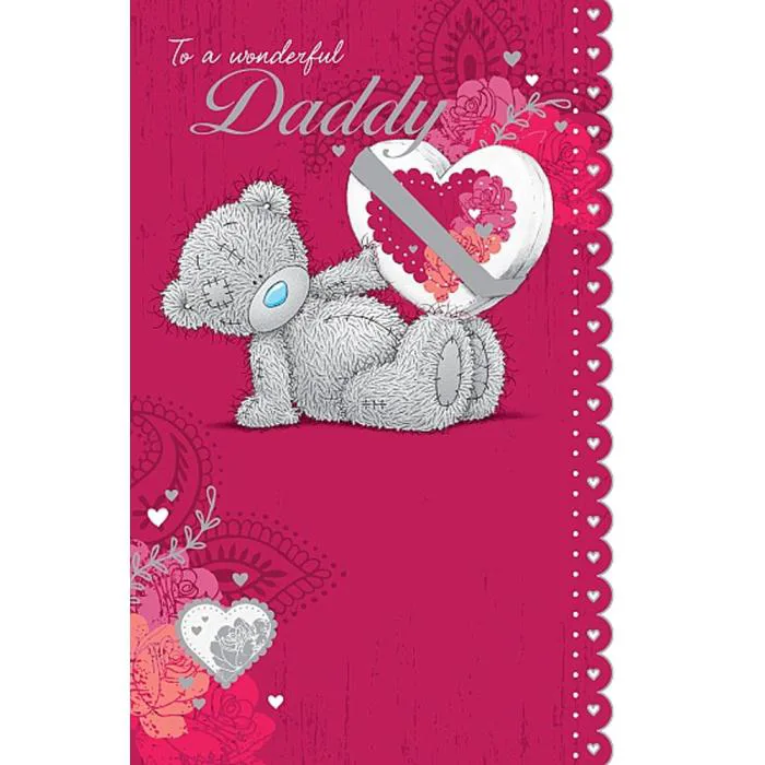 Wonderful Daddy Me to You Bear Valentines Day Card