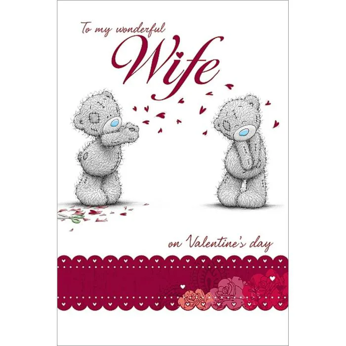 Wonderful Wife Me to You Bear Valentines Day Card