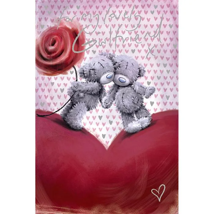 Lovely Girlfriend Me to You Bear Valentines Day Card