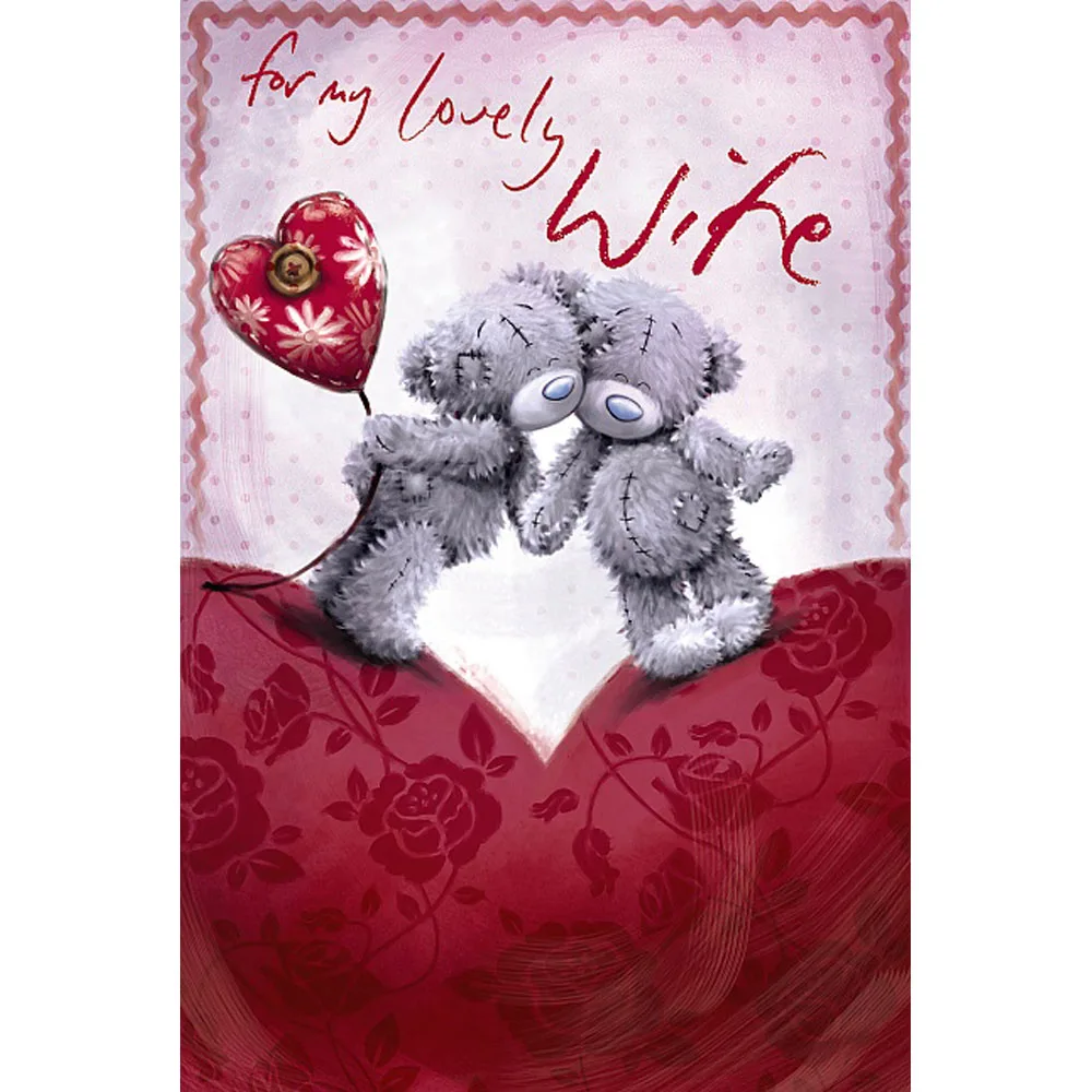 Lovely Wife Me to You Bear Valentines Day Card