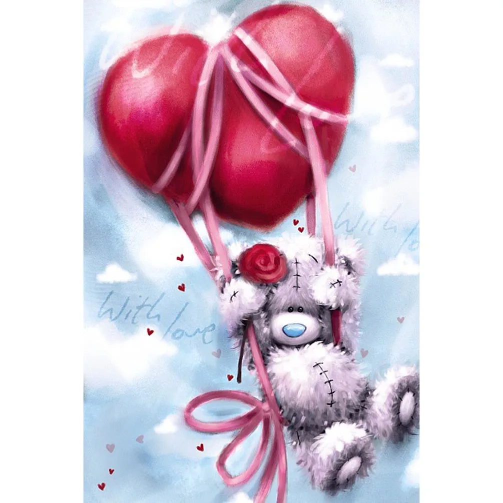 Heart Balloon Me to You Bear Valentines Day Card