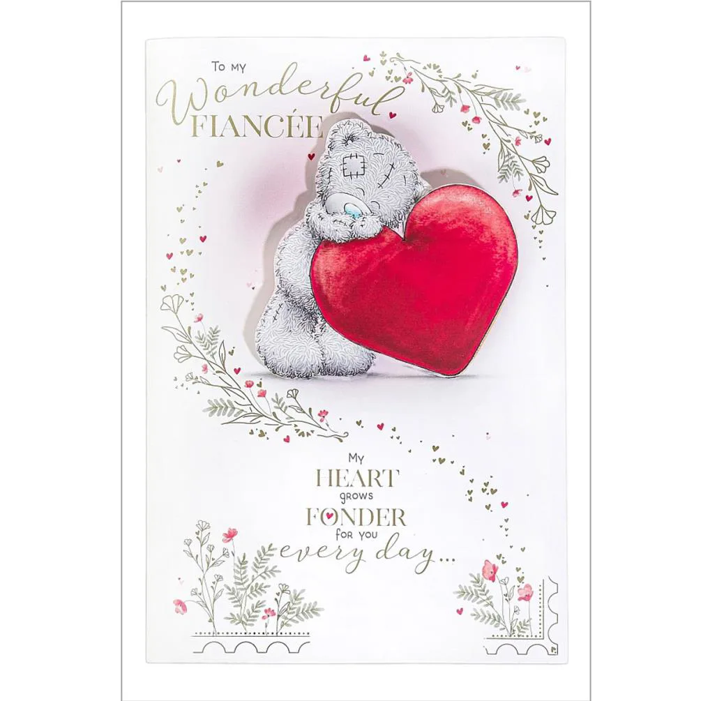 Wonderful Fiancee Me to You Bear Valentine's Day Card 