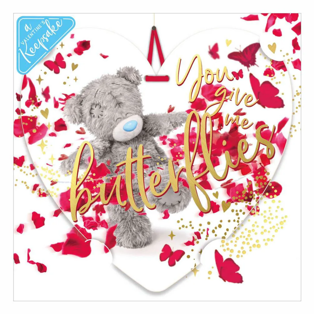 3D Holographic Give Me Butterflies Me to You Valentine