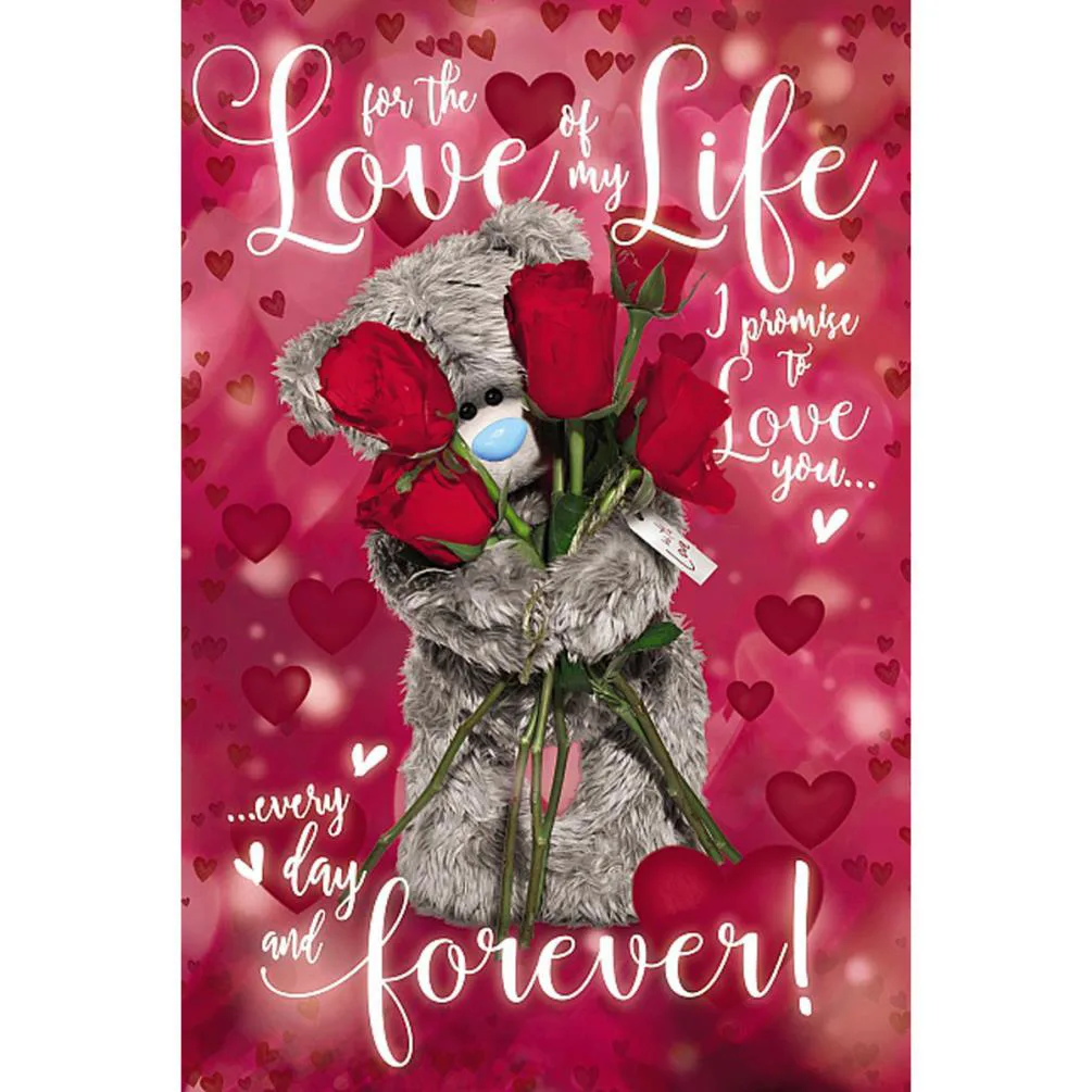 Love Of My Life Me to You Bear Valentines Day Card