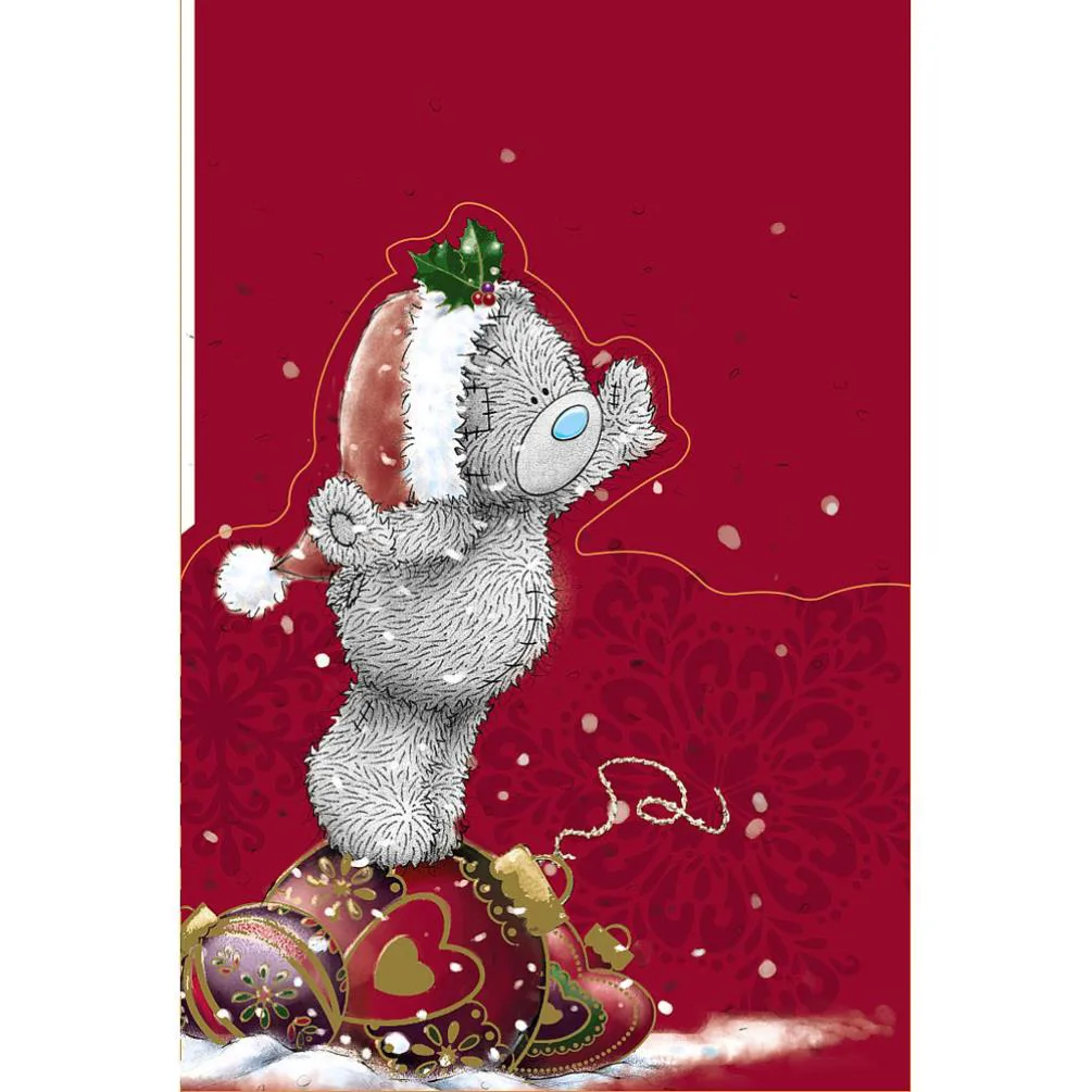 Daughter Me to You Bear Christmas Card