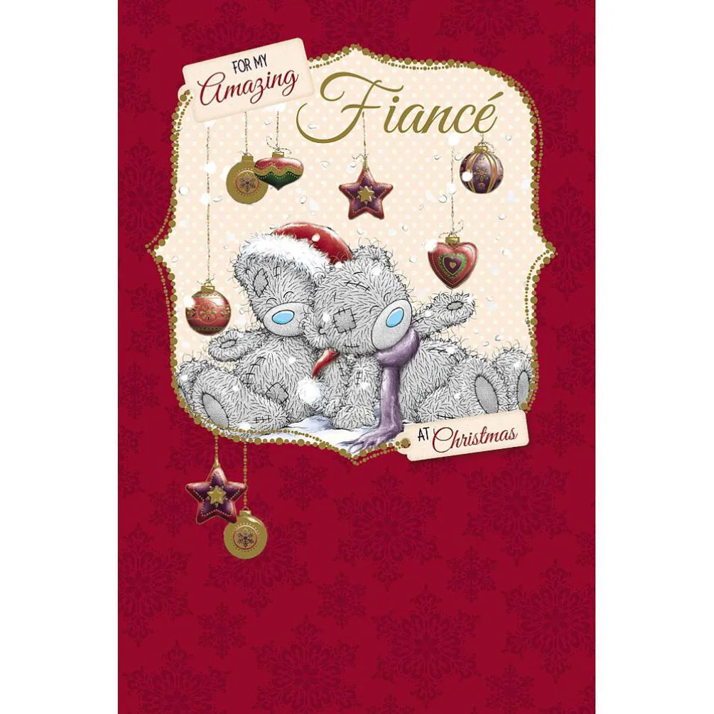 Amazing Fiance Me to You Bear Christmas Card