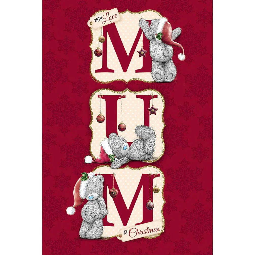 Mum Me to You Bear Christmas Card