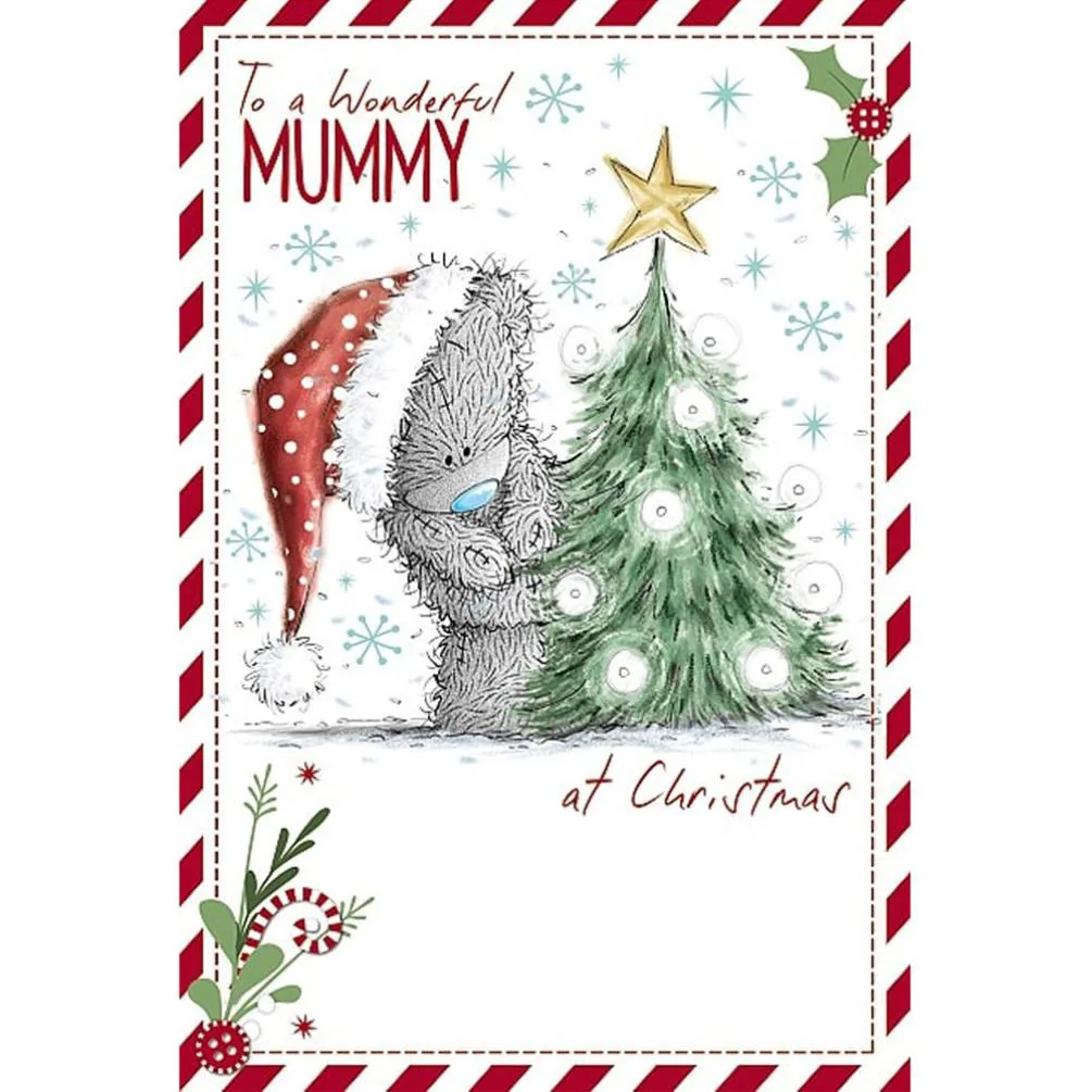 Wonderful Mummy Me to You Bear Christmas Card