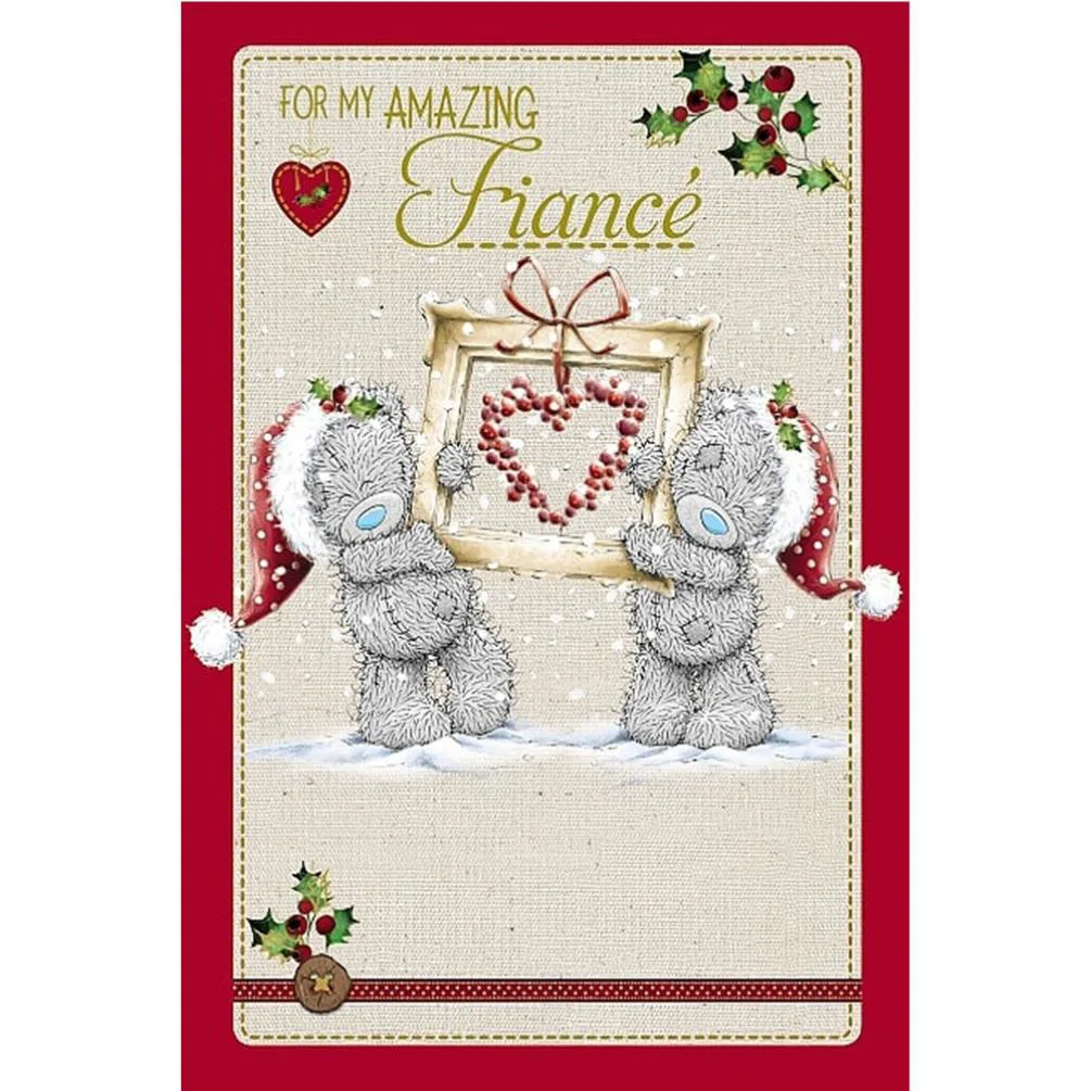 Amazing Fiance Me to You Bear Christmas Card