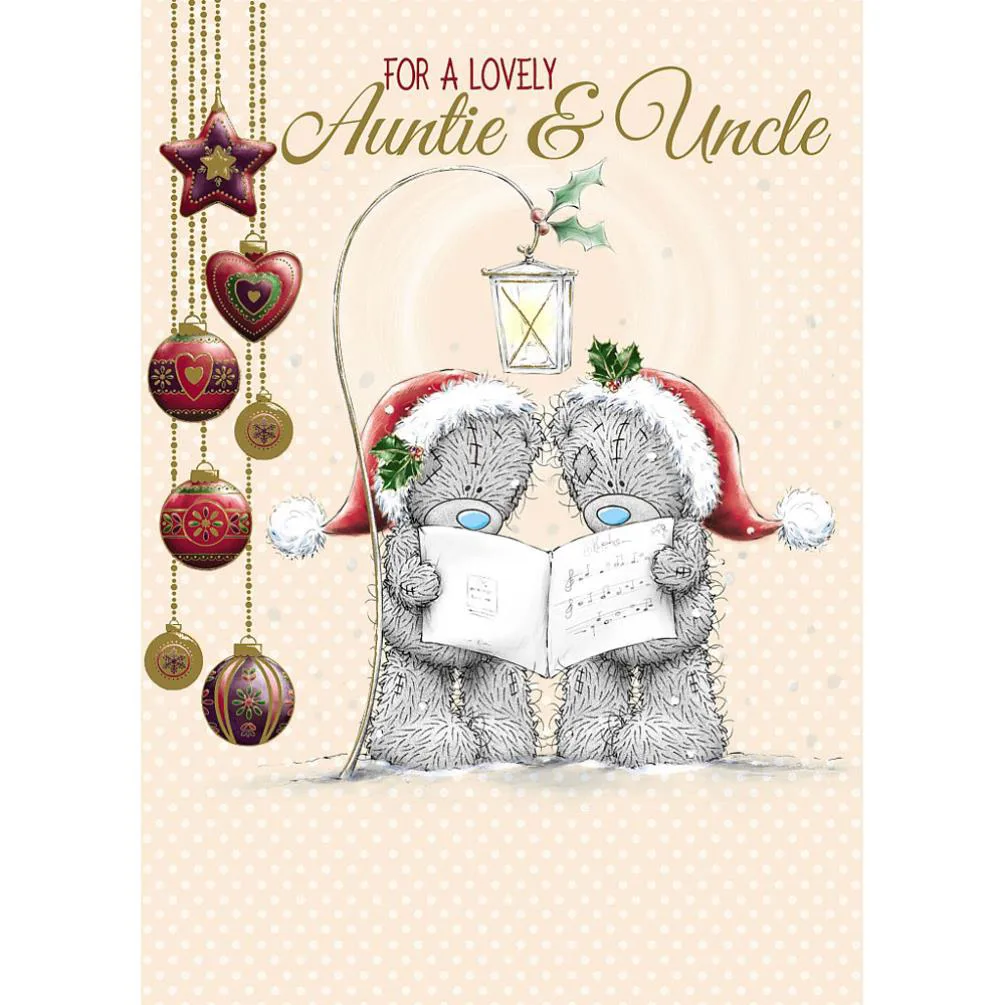 Auntie And Uncle Me to You Bear Christmas Card