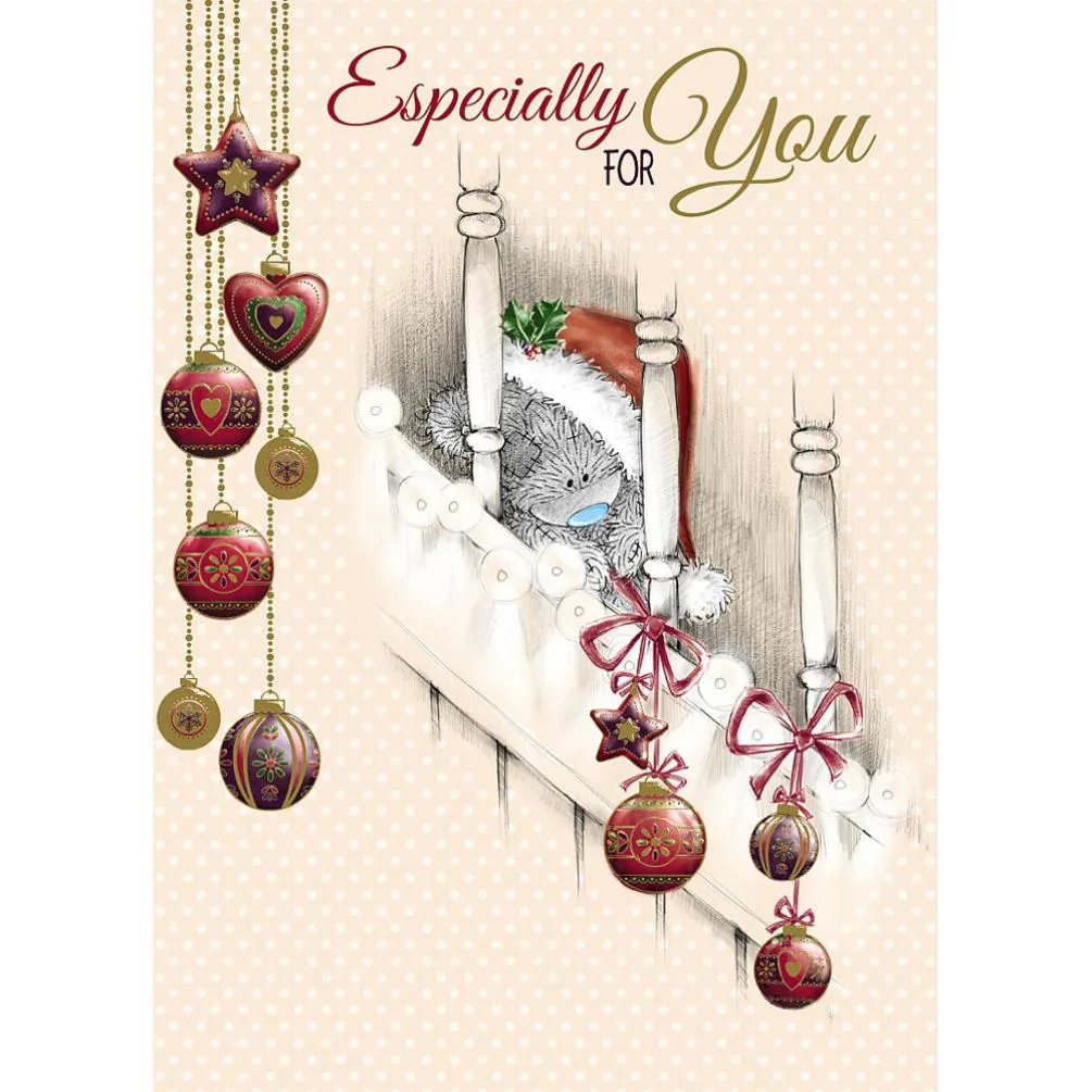 Especially For You Me to You Bear Christmas Card