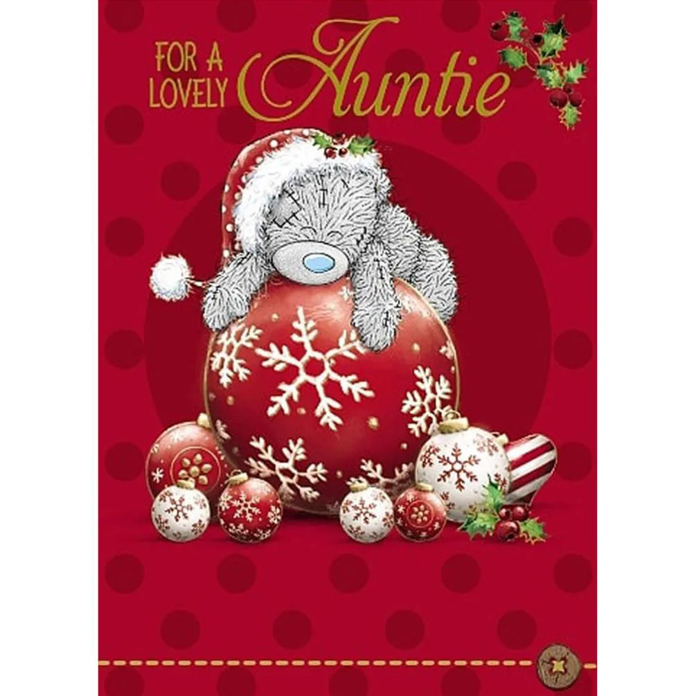 Lovely Auntie Me to You Bear Christmas Card