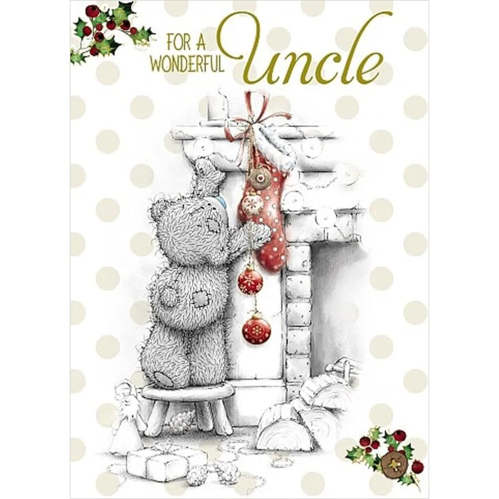 Wonderful Uncle Me to You Bear Christmas Card