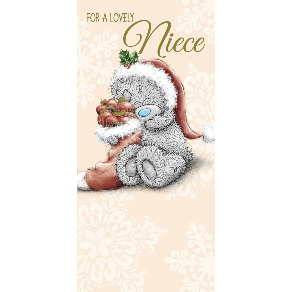 Lovely Niece Me to You Bear Christmas Card