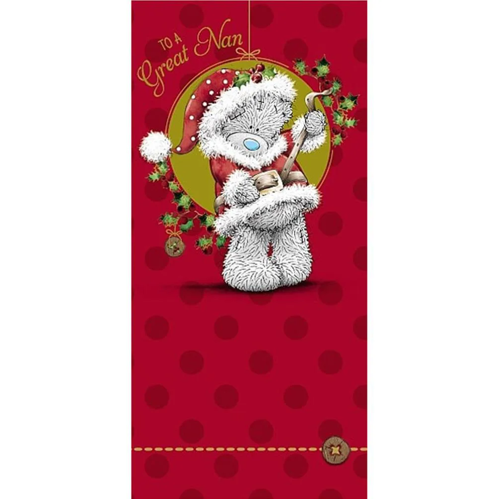 Great Nan Me to You Bear Christmas Card