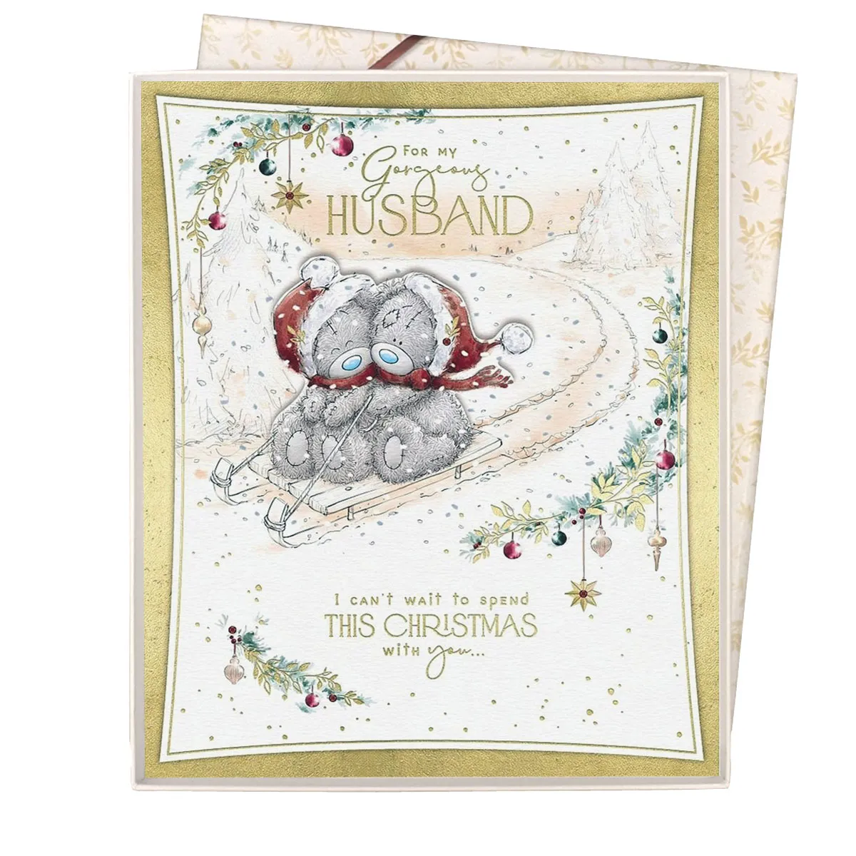 Gorgeous Husband Me to You Bear Boxed Christmas Card