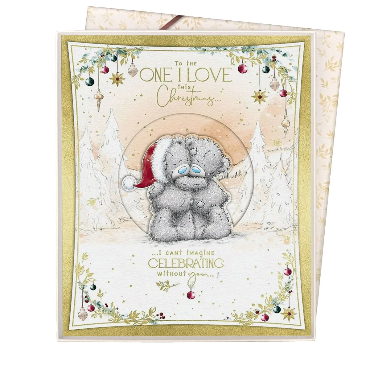 One I Love Me to You Bear Boxed Christmas Card