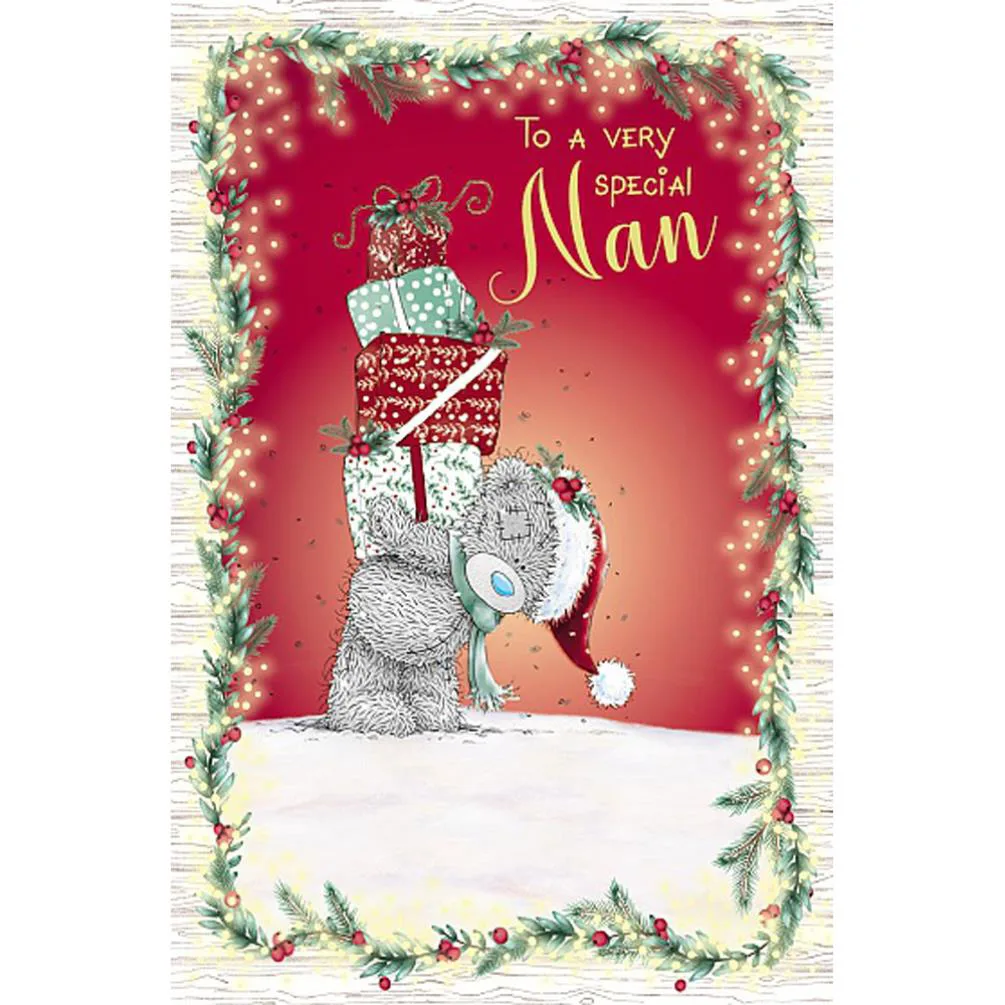Special Nan Me to You Bear Christmas Card