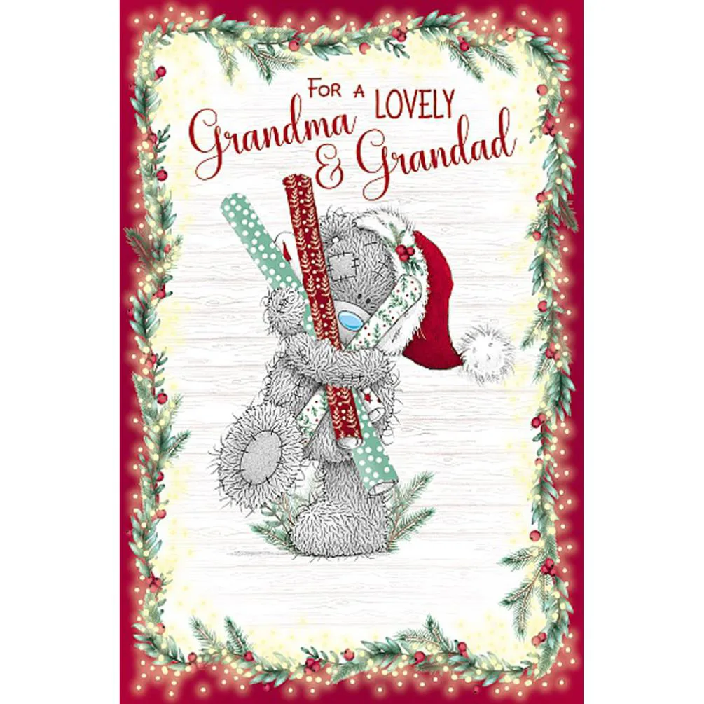 Lovely Grandma & Grandad Me to You Bear Christmas Card