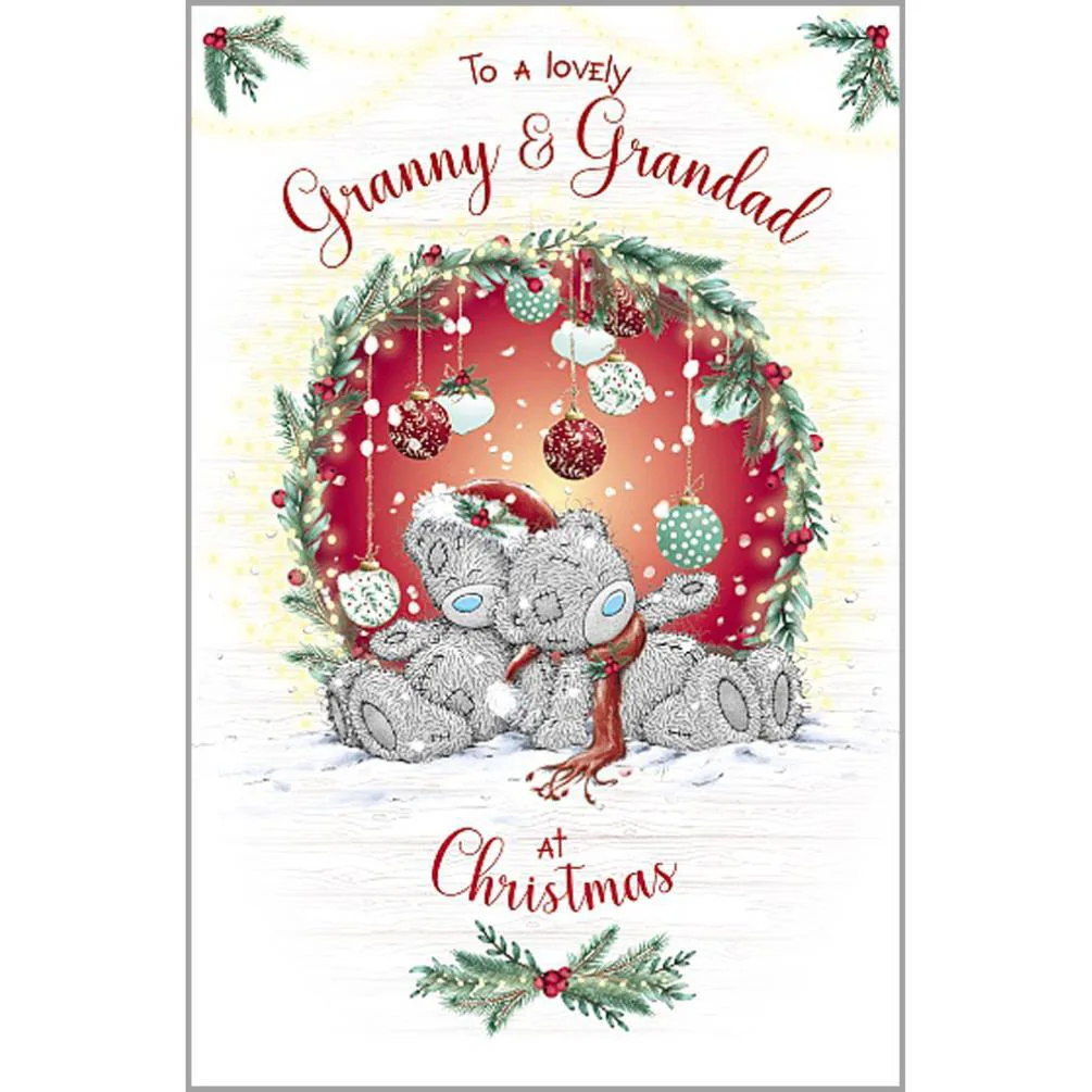Lovely Granny & Grandad Me to You Bear Christmas Card