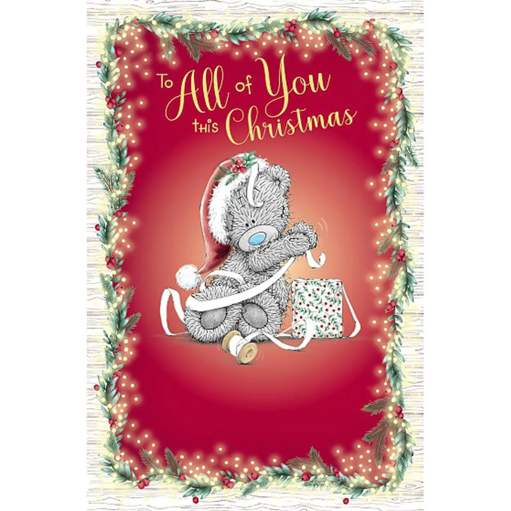 All Of You This Christmas Me to You Bear Christmas Card