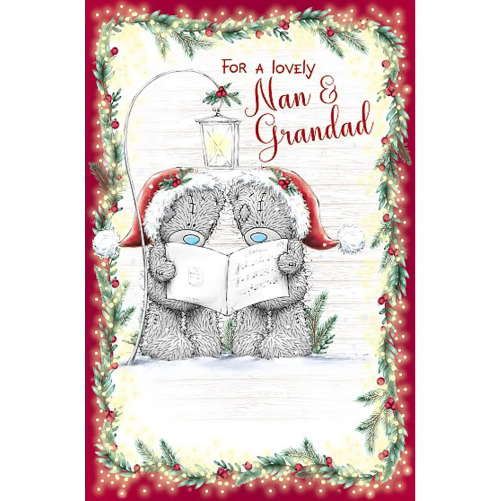 Lovely Nan & Grandad Me to You Bear Christmas Card