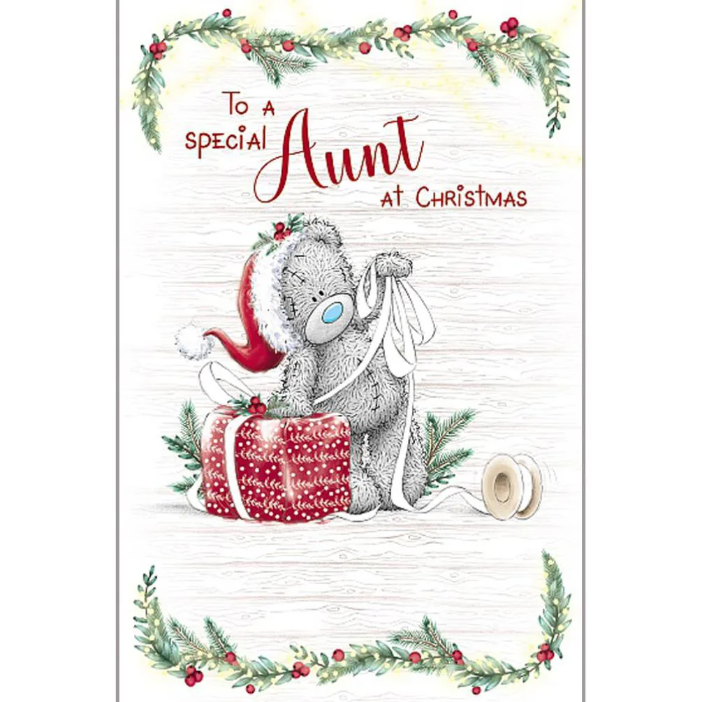 Special Aunt Me to You Bear Christmas Card