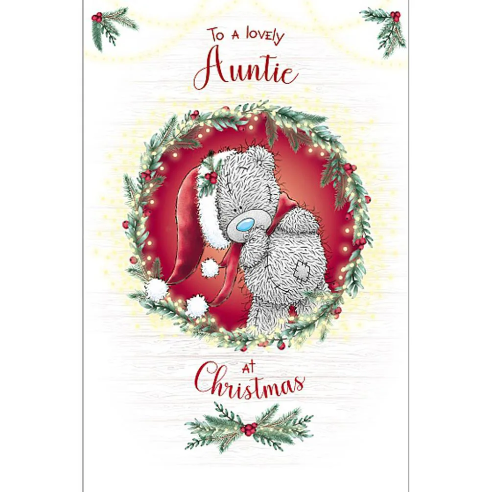 Lovely Auntie Me to You Bear Christmas Card