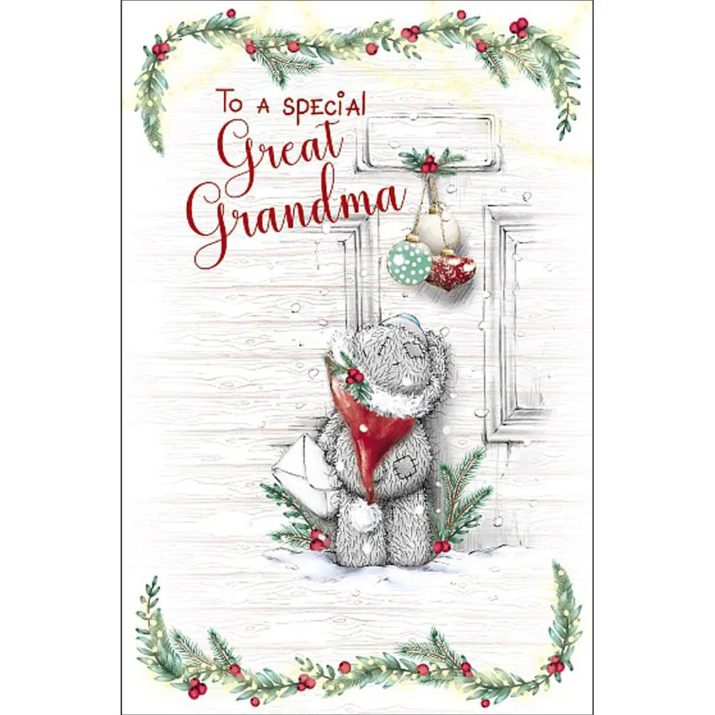 Great Grandma Me to You Bear Christmas Card