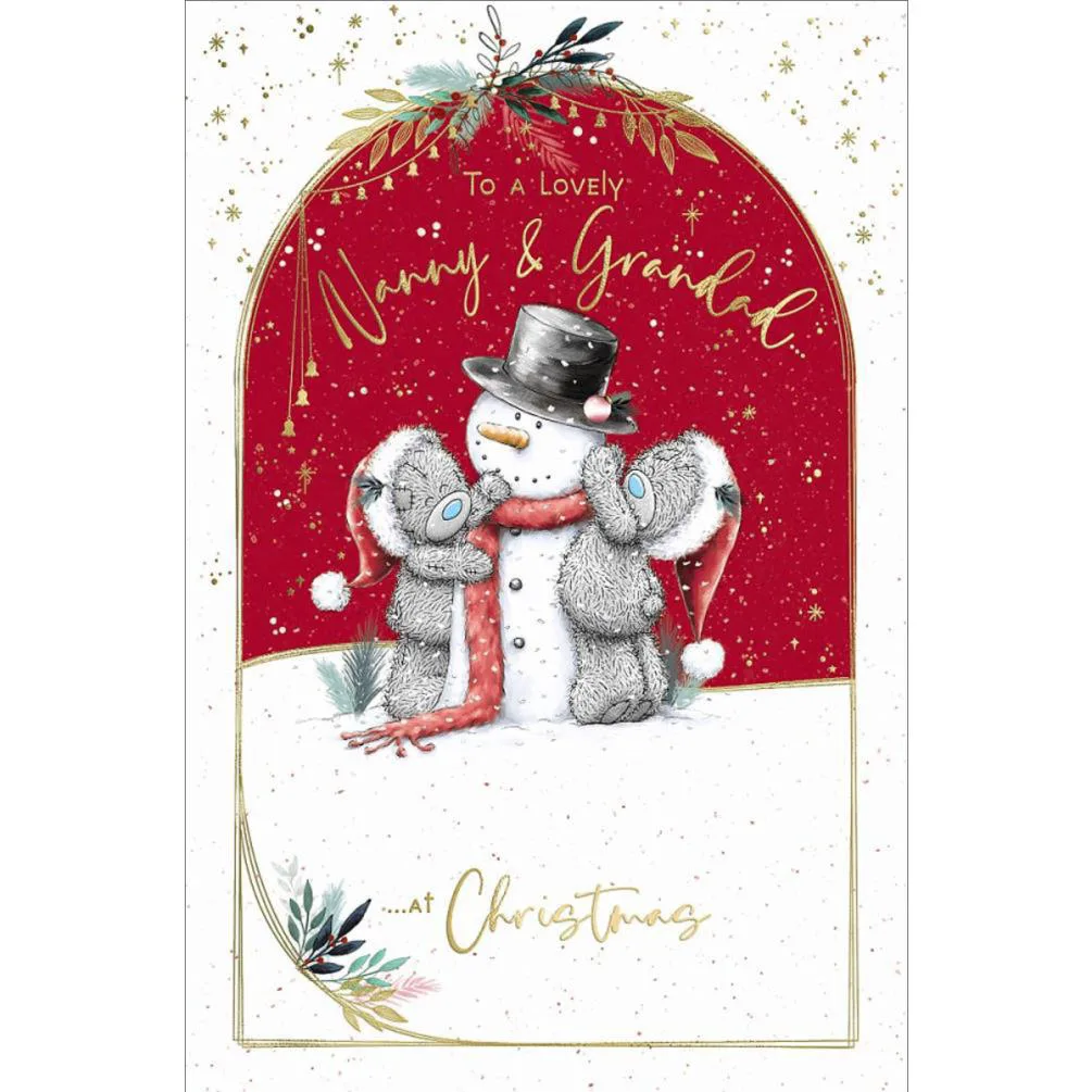 Nanny & Grandad Me to You Bear Christmas Card