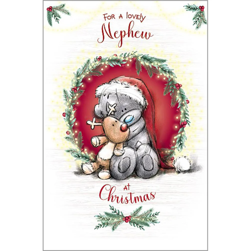 Lovely Nephew Me to You Bear Christmas Card