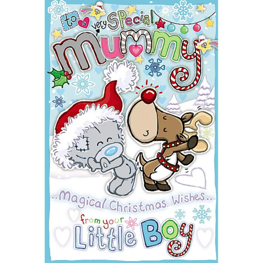Mummy From Little Boy My Dinky Me to You Bear Christmas Card