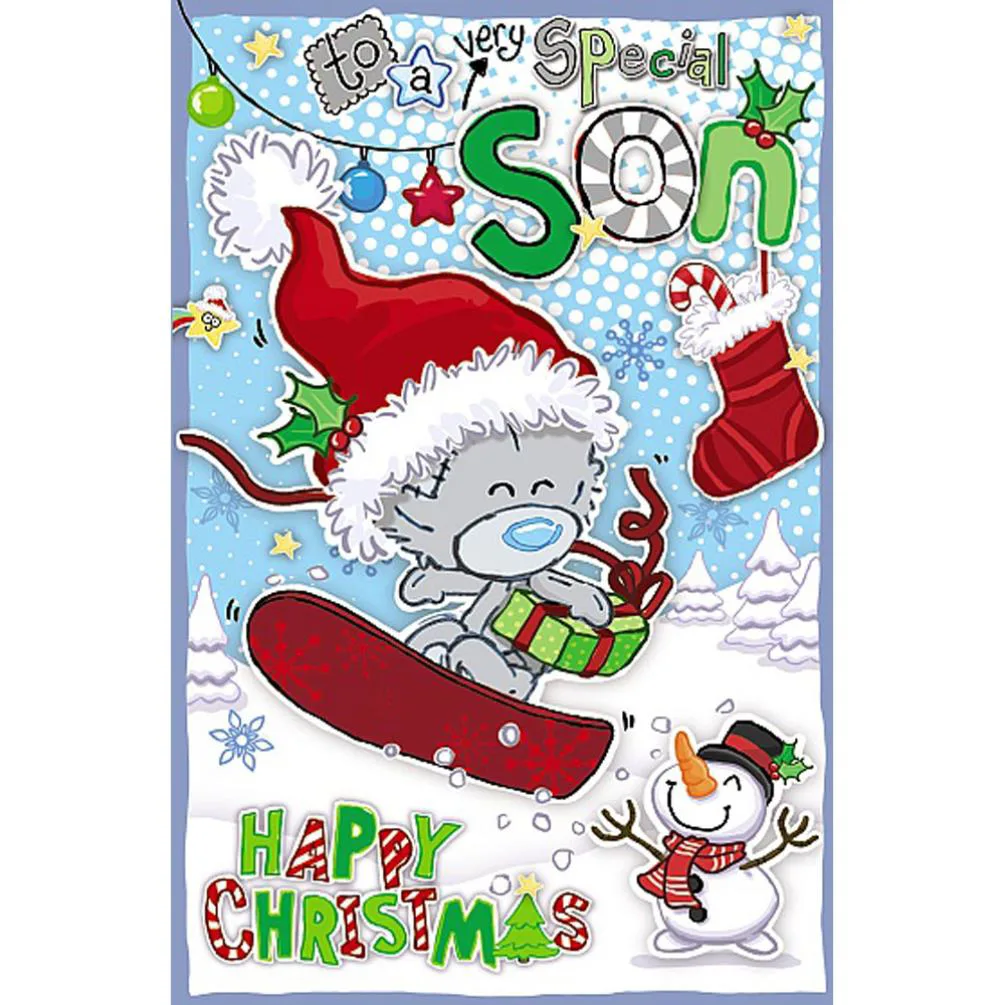Special Son My Dinky Me to You Bear Christmas Card