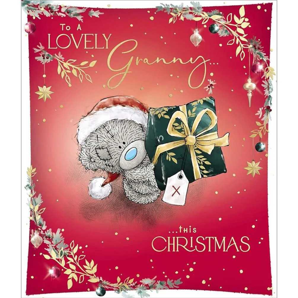 Lovely Granny Me to You Bear Christmas Card