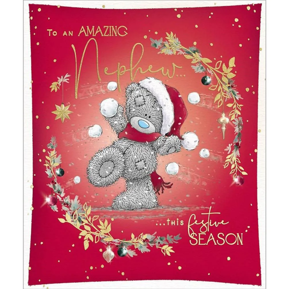 Amazing Nephew Me to You Bear Christmas Card