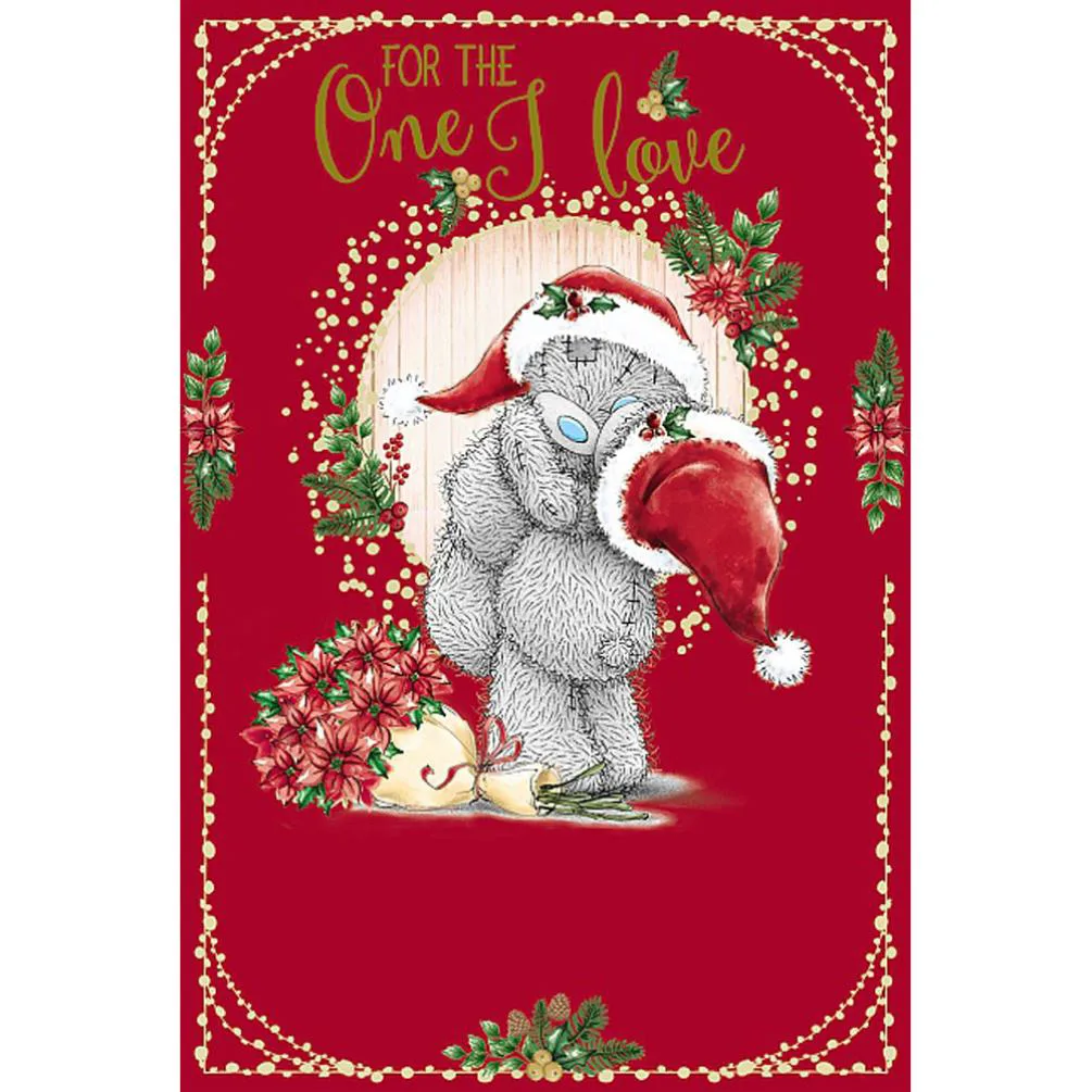 One I Love Hugging Bears Me To You Bear Christmas Card