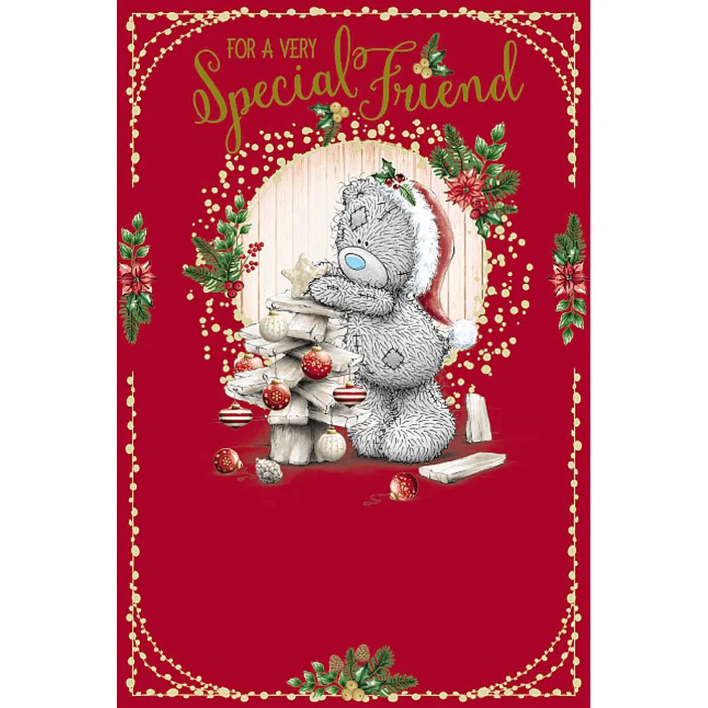 Very Special Friend Me To You Bear Christmas Card