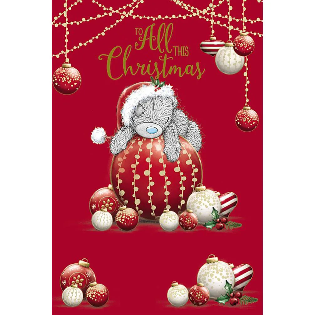 To All This Christmas Me To You Bear Christmas Card