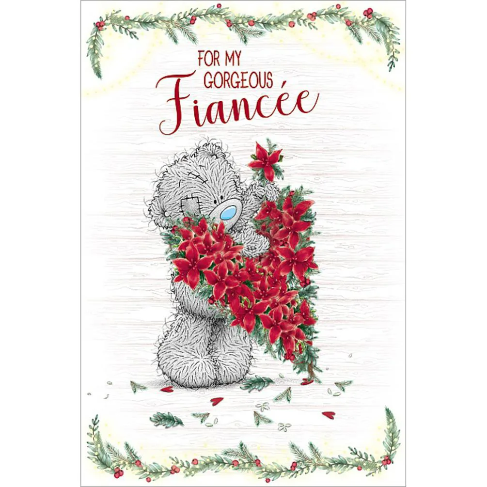 Gorgeous Fiancée Me to You Bear Christmas Card