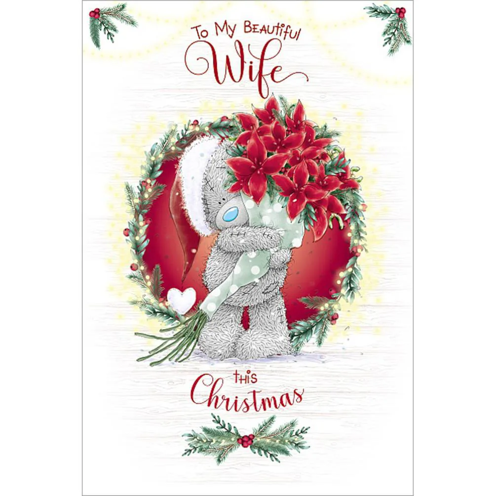 Beautiful Wife Me to You Bear Christmas Card