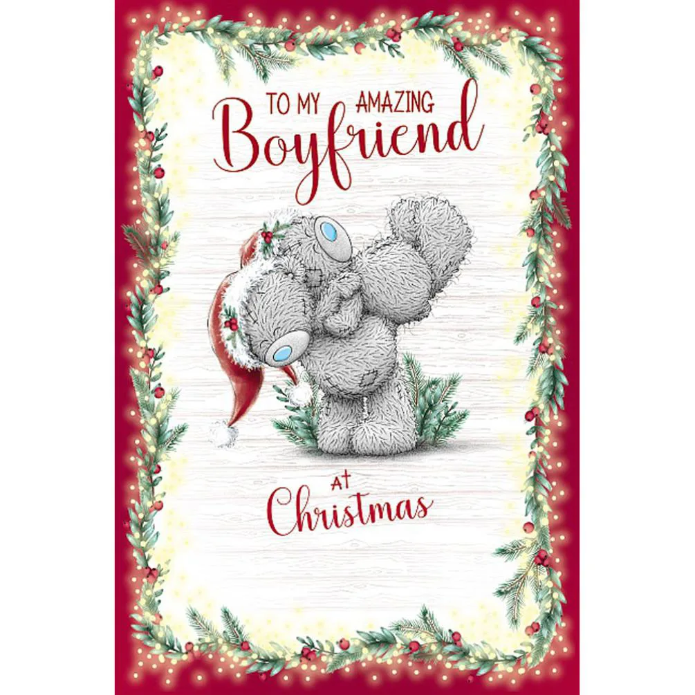 To My Amazing Boyfriend Me to You Bear Christmas Card