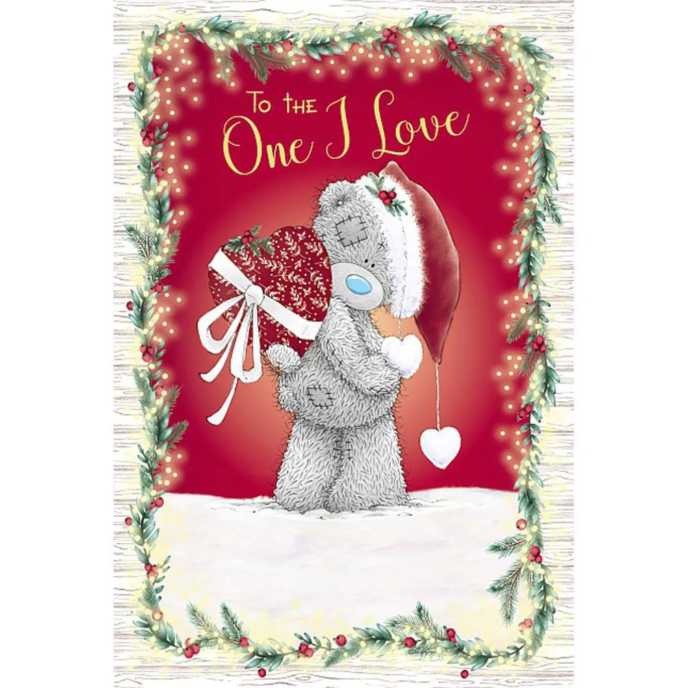 One I Love Me to You Bear Christmas Card