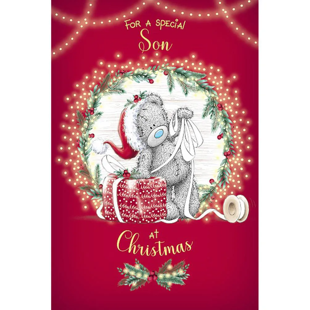 Special Son Me to You Bear Christmas Card