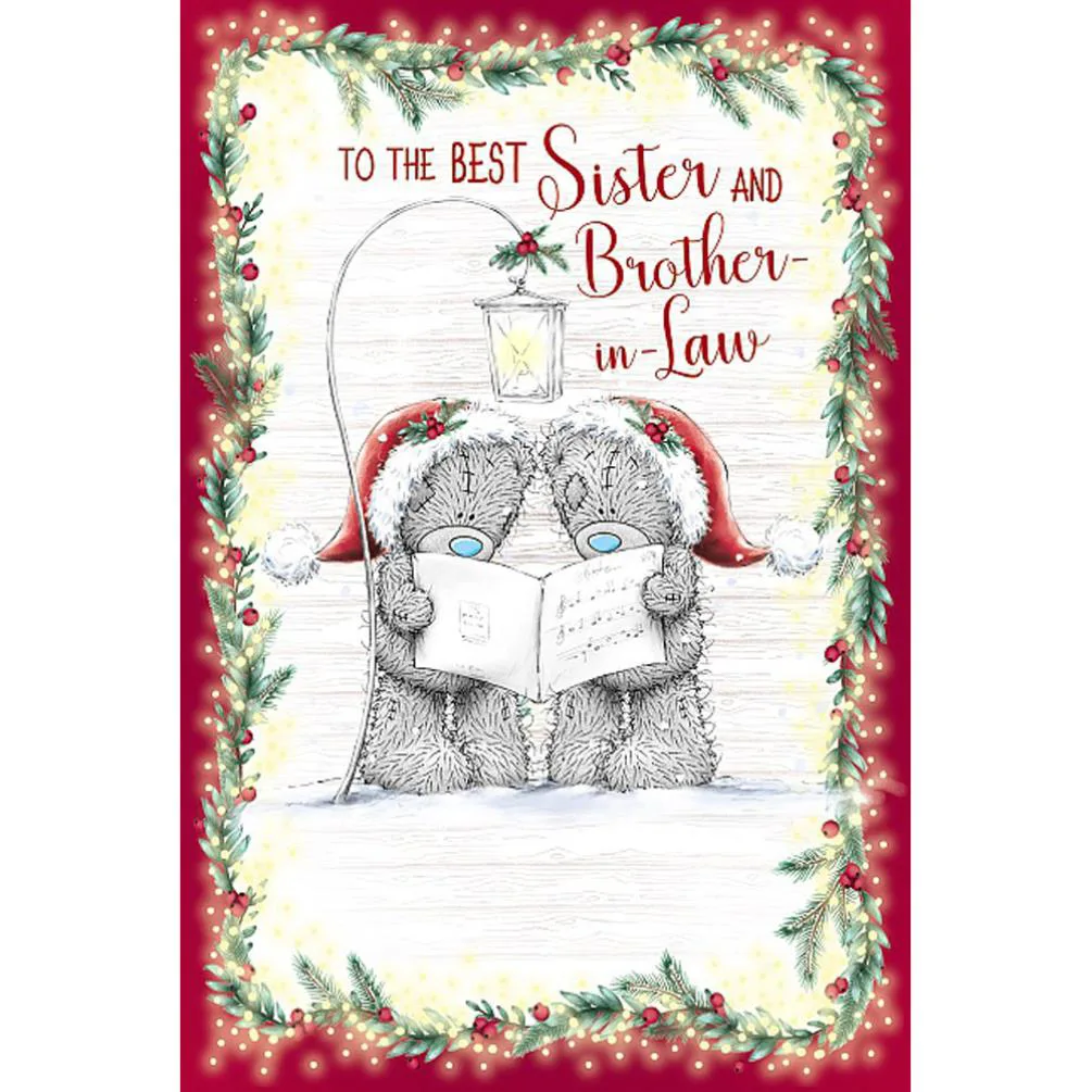 Sister & Brother in Law Me to You Bear Christmas Card