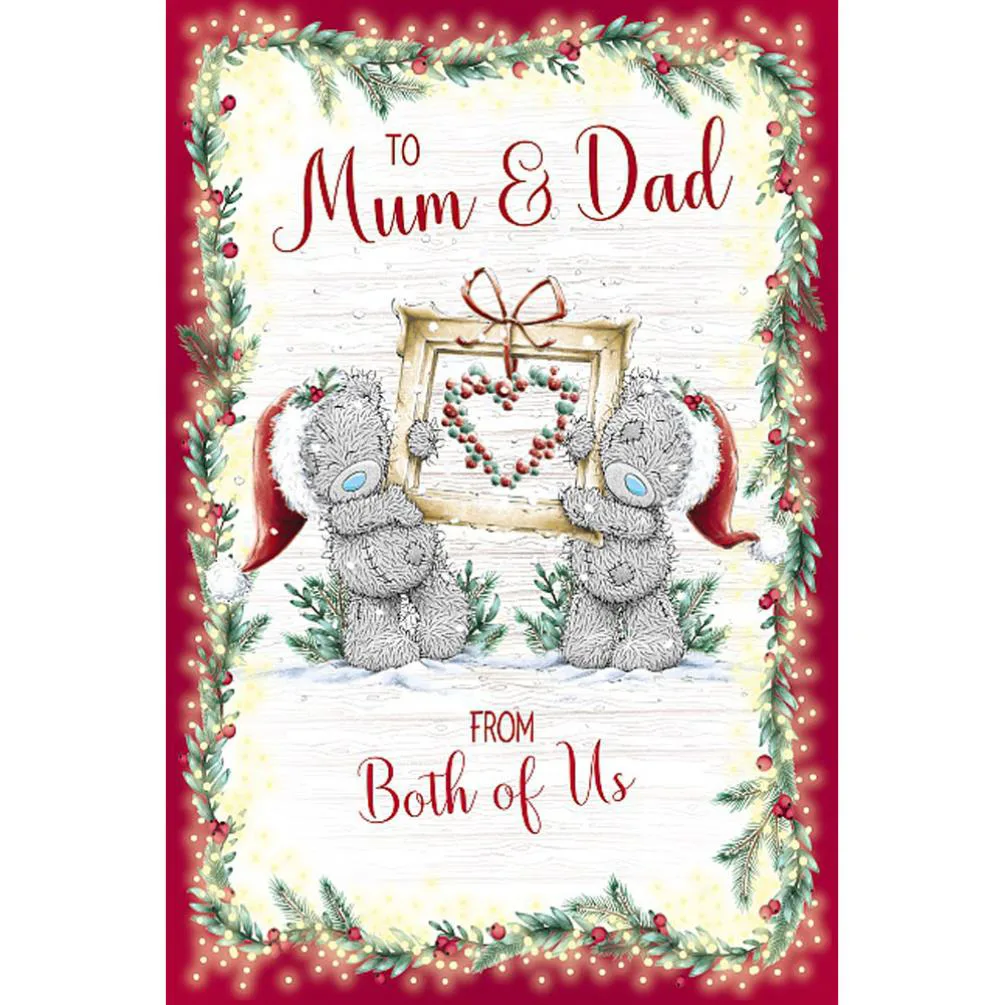 Mum & Dad From Both Of Us Me to You Bear Christmas Card