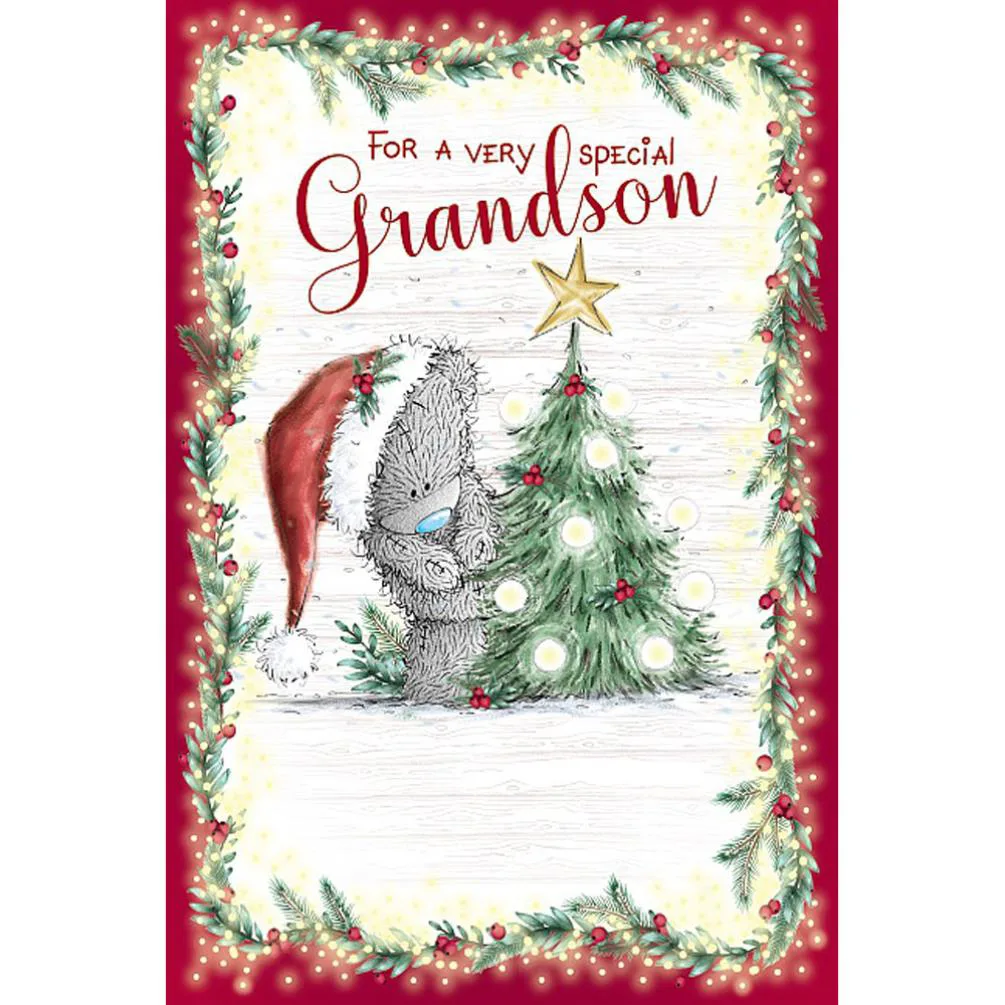 Special Grandson Me to You Bear Christmas Card