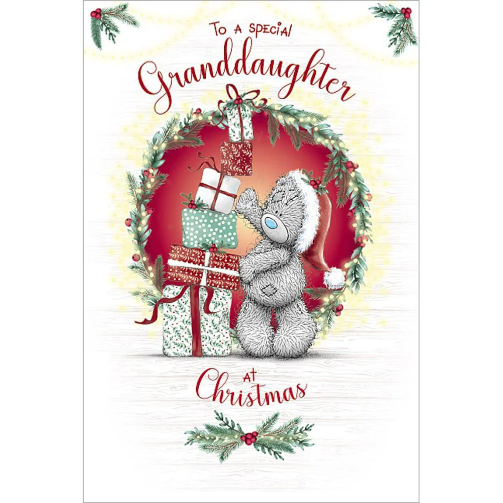 Special Granddaughter Me to You Bear Christmas Card