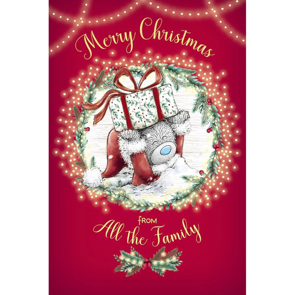 From All The Family Me to You Bear Christmas Card