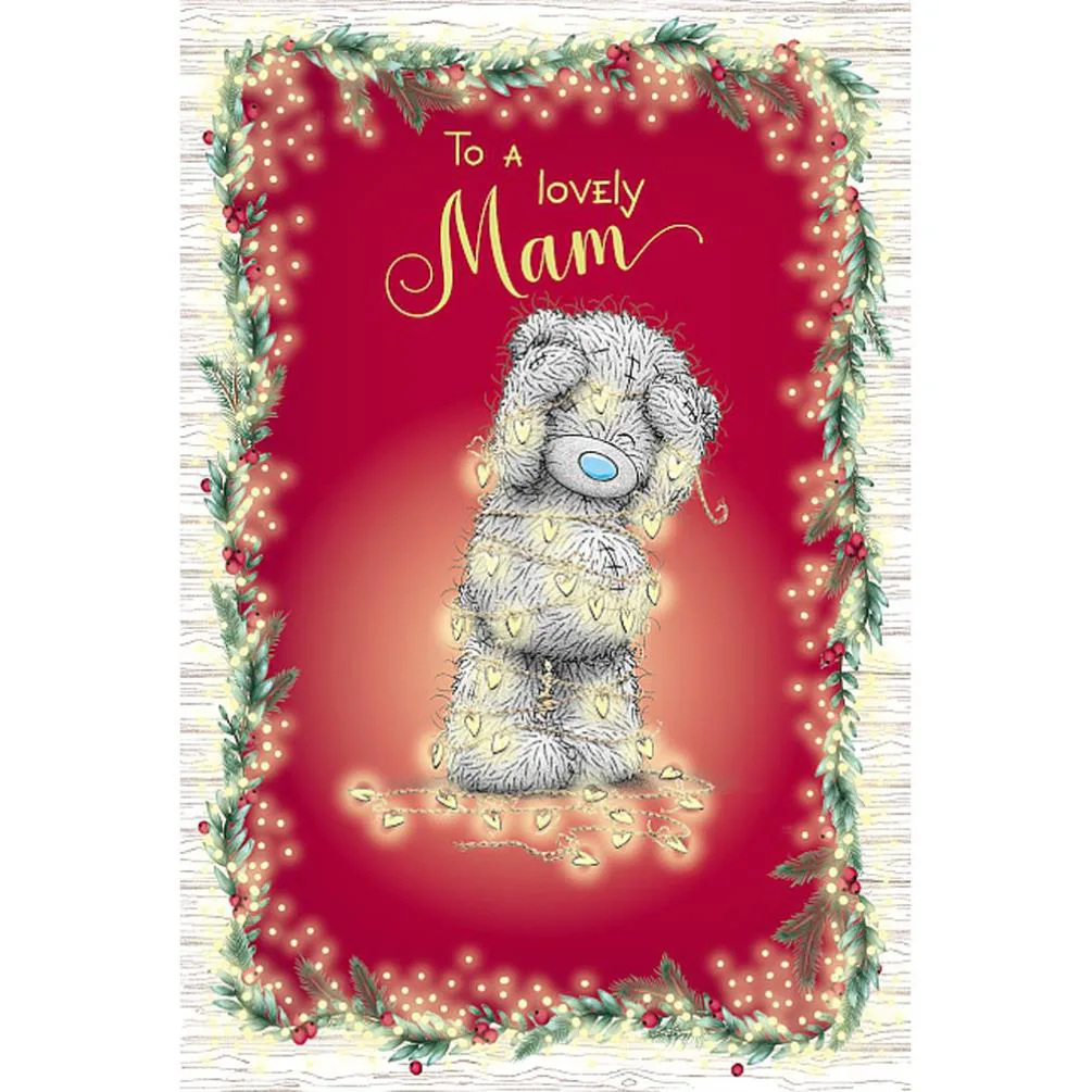 Lovely Mam Me to You Bear Christmas Card