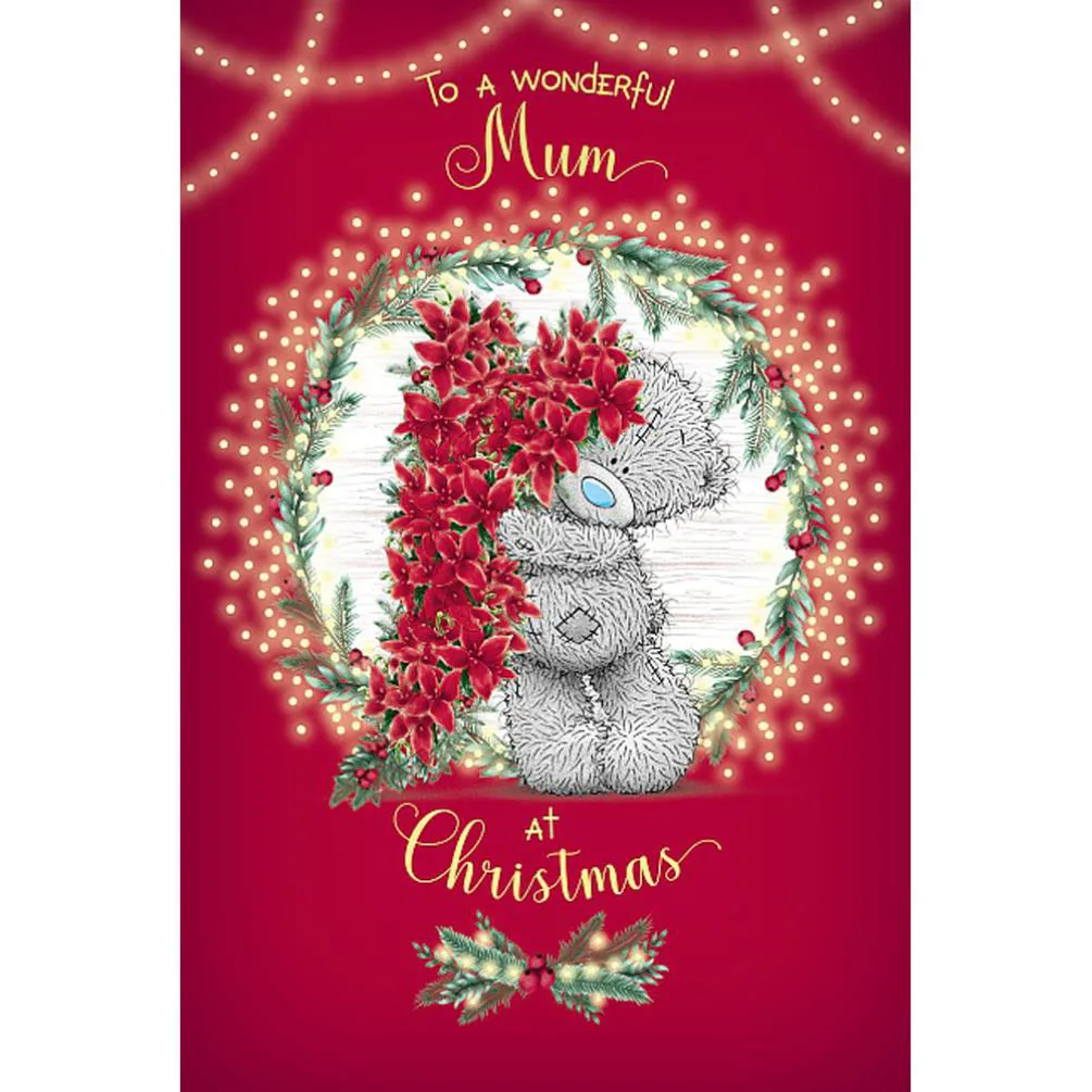 Wonderful Mum Me to You Bear Christmas Card